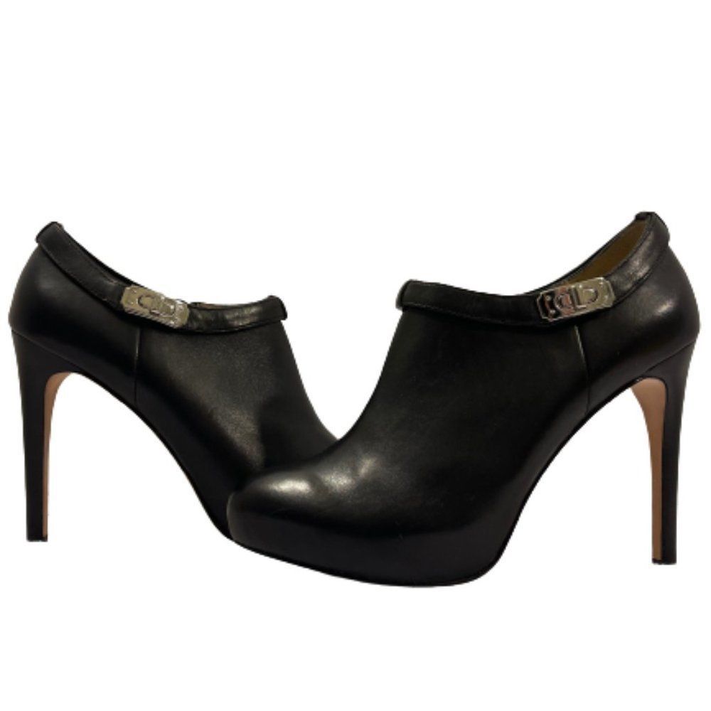 Coach Black Leather Delilah Booties size 10 - Picture 4 of 14